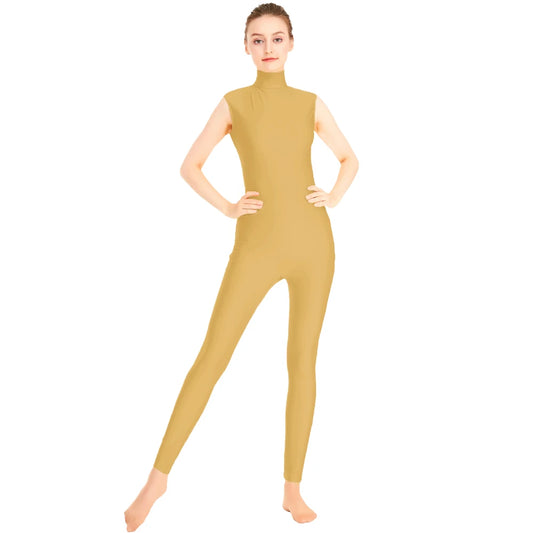Unitard Queen Satin (Nude)