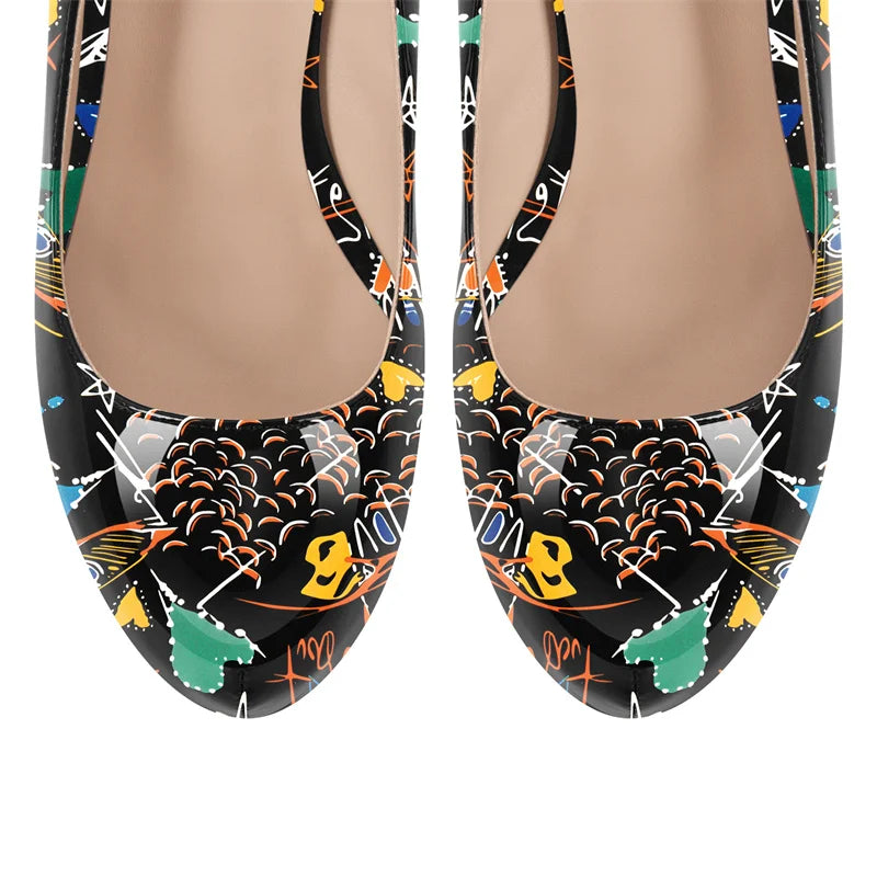 Pumps Queen Graffiti (2 Colors)
