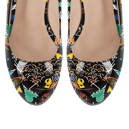 Pumps Queen Graffiti (2 Colors)
