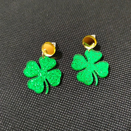 Stud Earrings Queen Clover