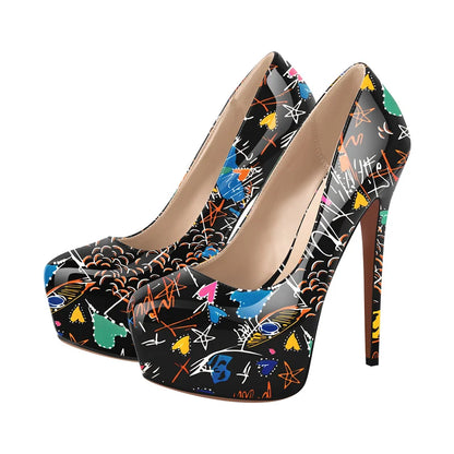 Pumps Queen Graffiti (2 Colors)