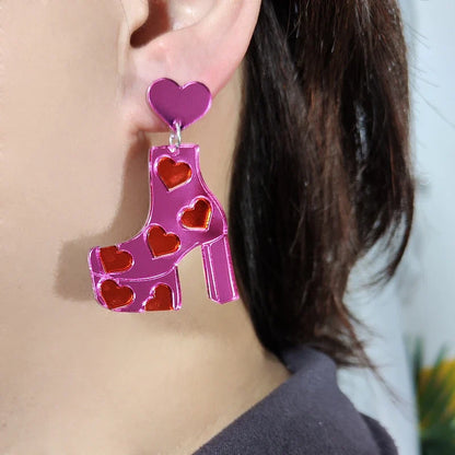 Stud Earrings Queen Boots