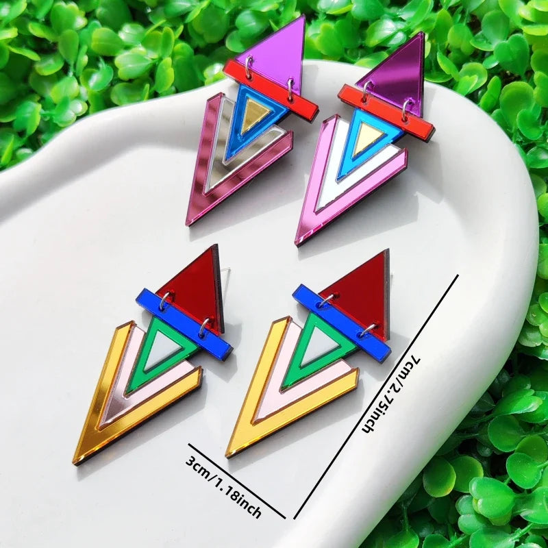 Stud Earrings Queen Reflex