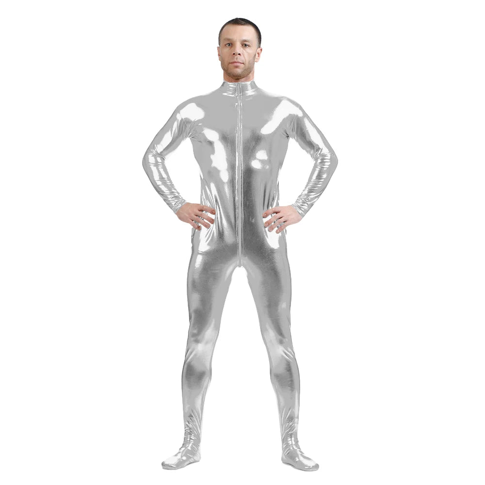 Zentai Suit Queen Glitter (Silver)