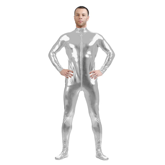 Zentai Suit Queen Glitter (Silver)