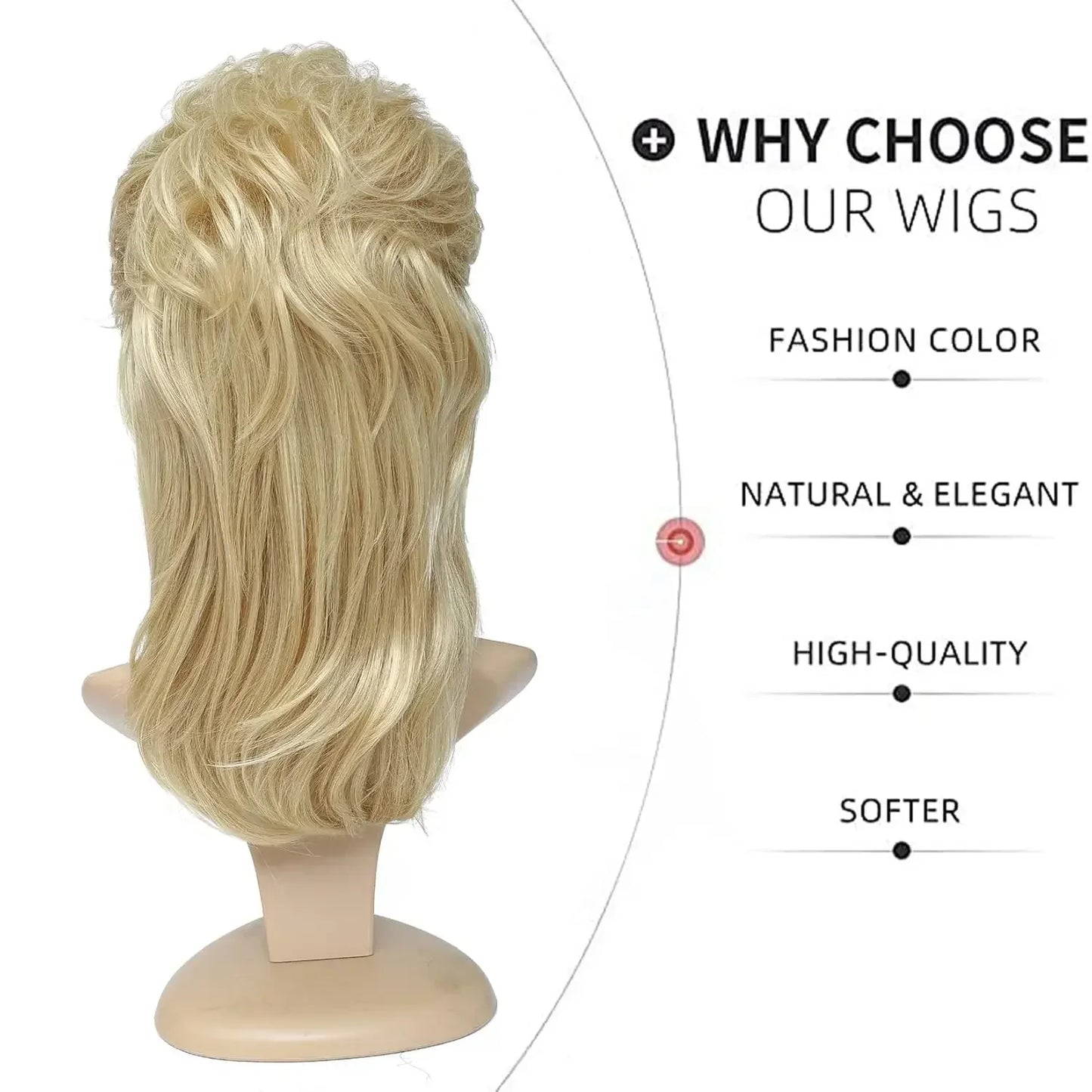 Wig Queen Dolly (4 Colors)