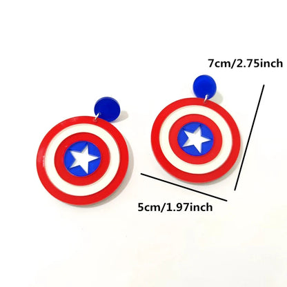 Stud Earrings Queen America