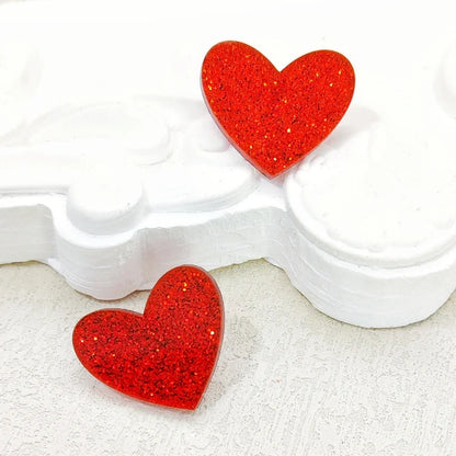 Stud Earring Queen Hearts