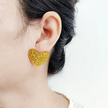 Stud Earring Queen Hearts