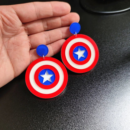 Stud Earrings Queen America