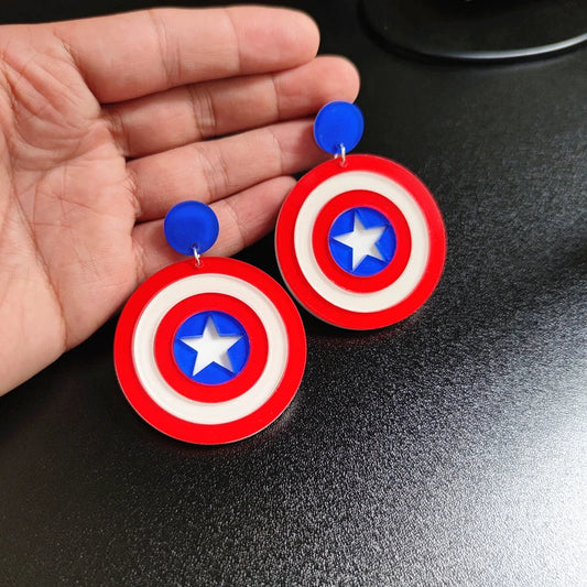 Stud Earrings Queen America