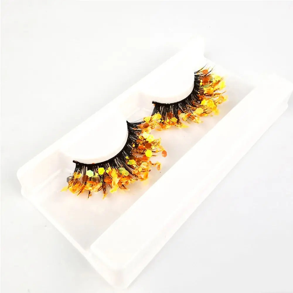 False Eyelashes Queen Sequins (Gold)