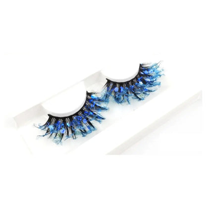 False Eyelashes Queen Sequins (Blue)