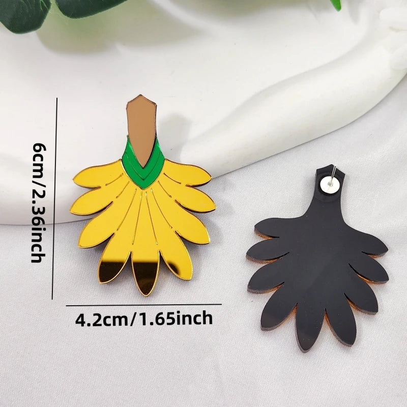 Stud Earrings Queen Flowers