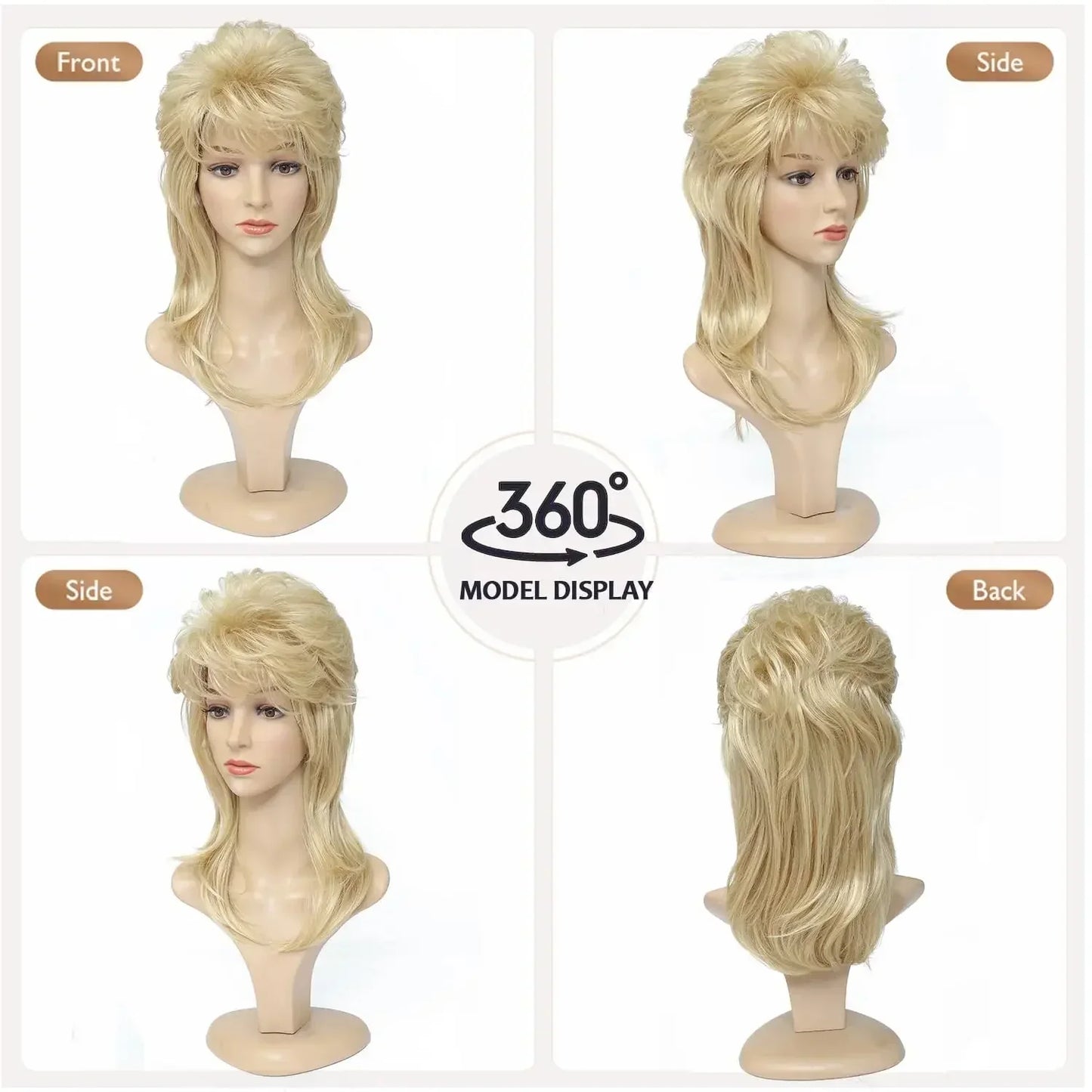 Wig Queen Dolly (4 Colors)