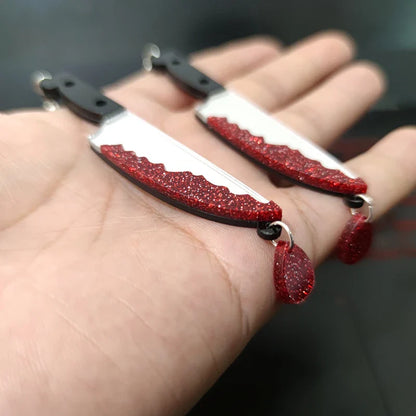 Stud Earrings Queen Knives