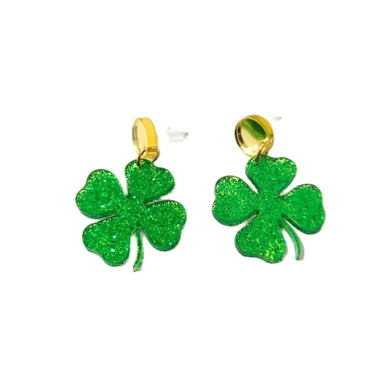 Stud Earrings Queen Clover