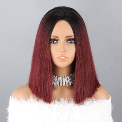 Wig Queen Thersa (Red and black)