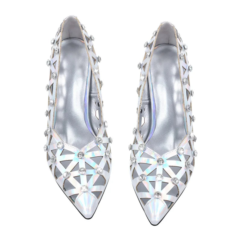 Zapatos Queen Thaxsa (plata)