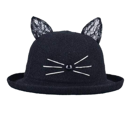 Hat Drag Kitten (Black)