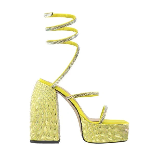 Sandals Queen Yilli (Yellow)