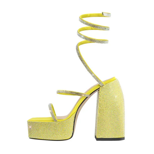 Sandals Queen Yilli (Yellow)