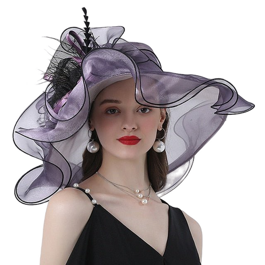 Sombrero Queen Phalominna (morado oscuro)
