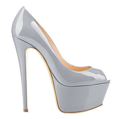 Zapatos Queen Parda (gris)