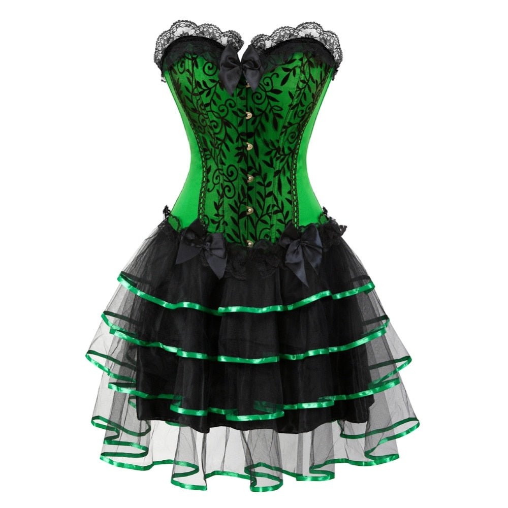 Corset Dress Drag Houston (Green)