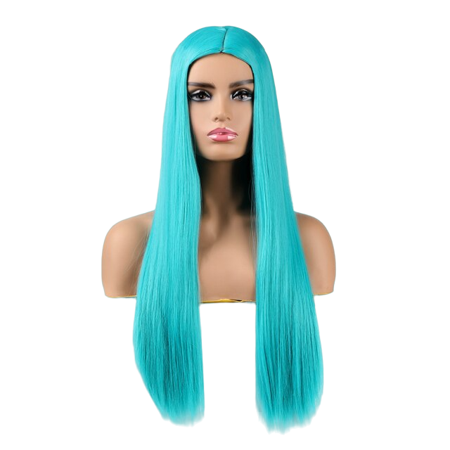 Wig Queen Wiebke (Turquoise green)