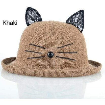 Hat Drag Kitten (Khaki)