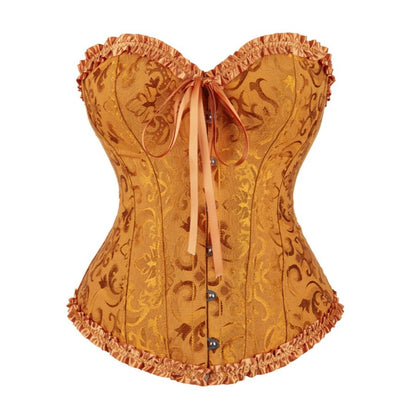 Corset Queen Floryland (orange)