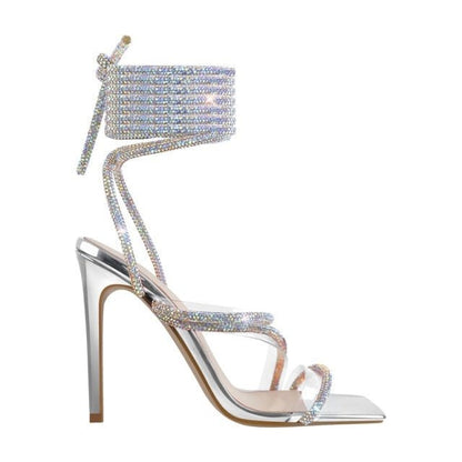 Sandals Queen Chrystal (Silver)