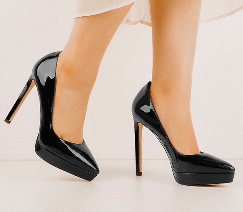 Zapatos Queen Brillante (negro)