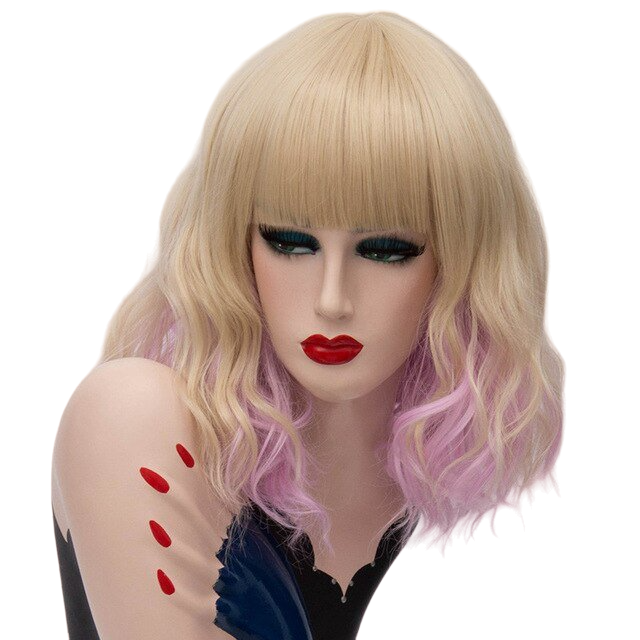 Wig Queen Kumara (Blonde Pink)
