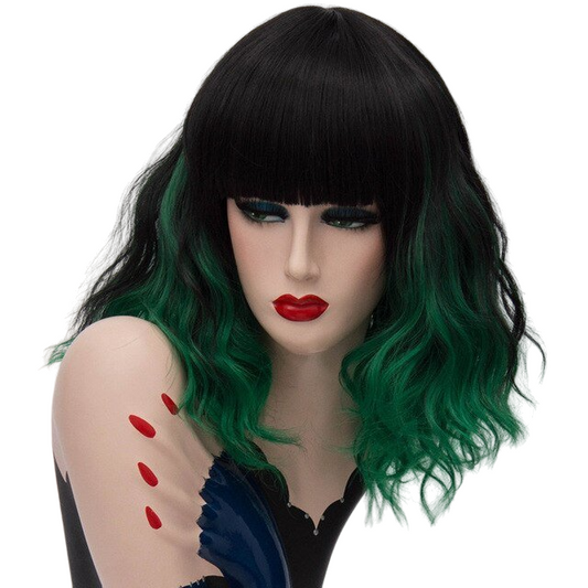Wig Queen Kumara (Dark Green)