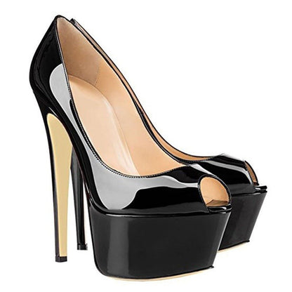 Zapatos Queen Parda (negro)