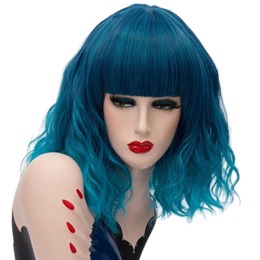 Wig Queen Kumara (Electric Blue)