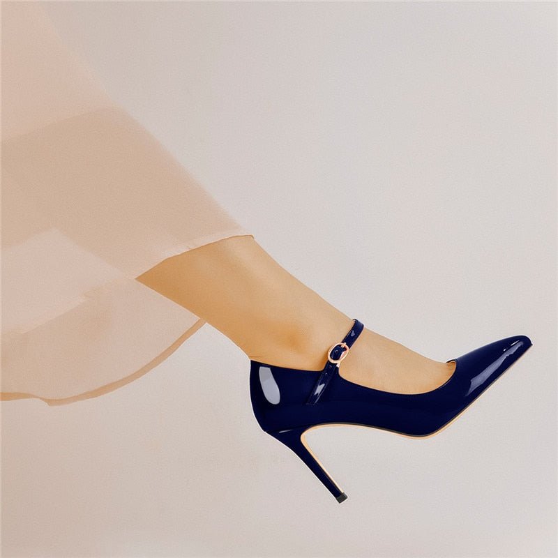 Zapatos Queen Mechika (azul)