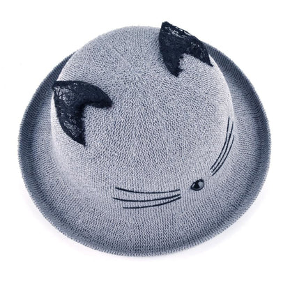 Hat Drag Kitten (Gray)