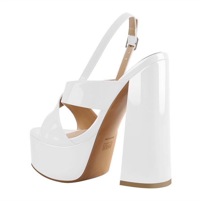Sandals Queen Bhiowork (White)