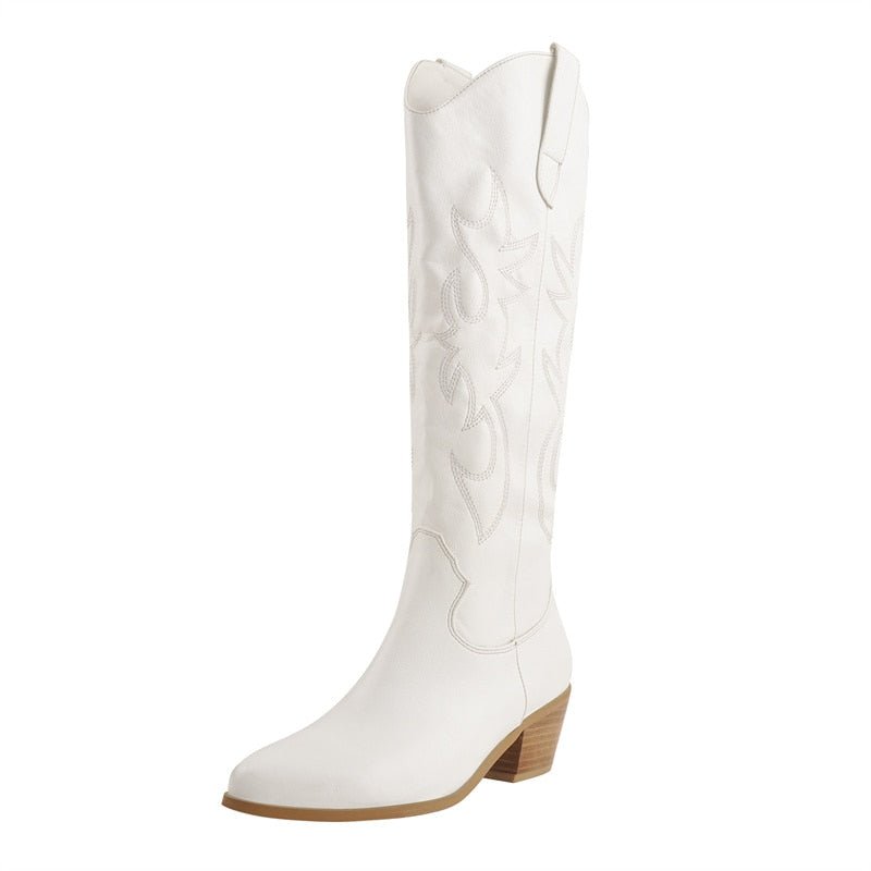 Boots Queen Agnes (White)