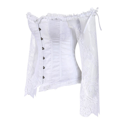 Corset Drag Forêt (blanc)