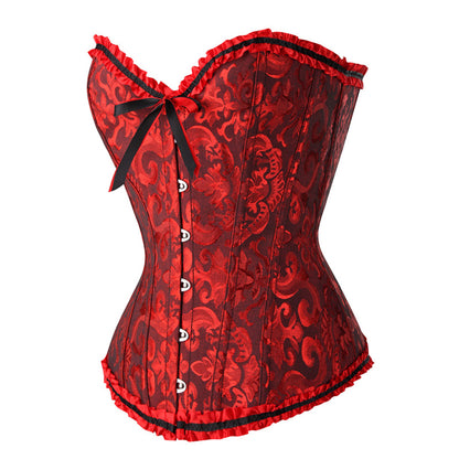 Corset Drag Fayette (Red and black)