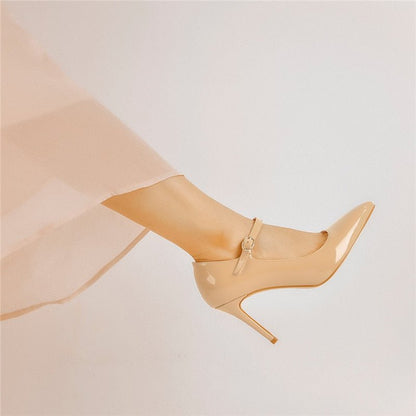 Zapatos Queen Mechika (beige)