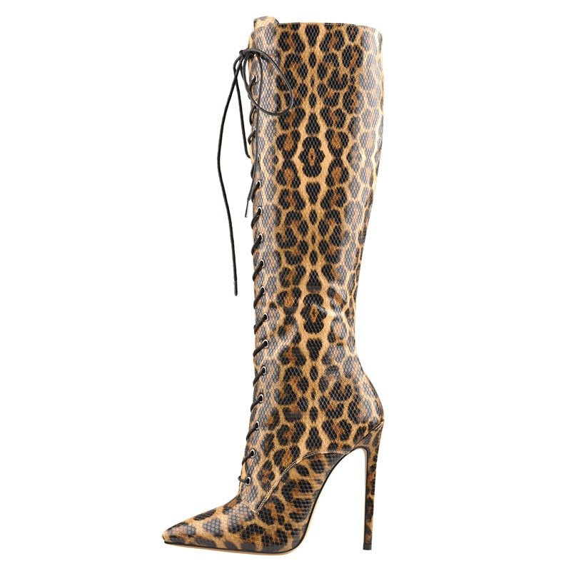 Boots Queen Khan (Leopard) - The Drag Queen Closet