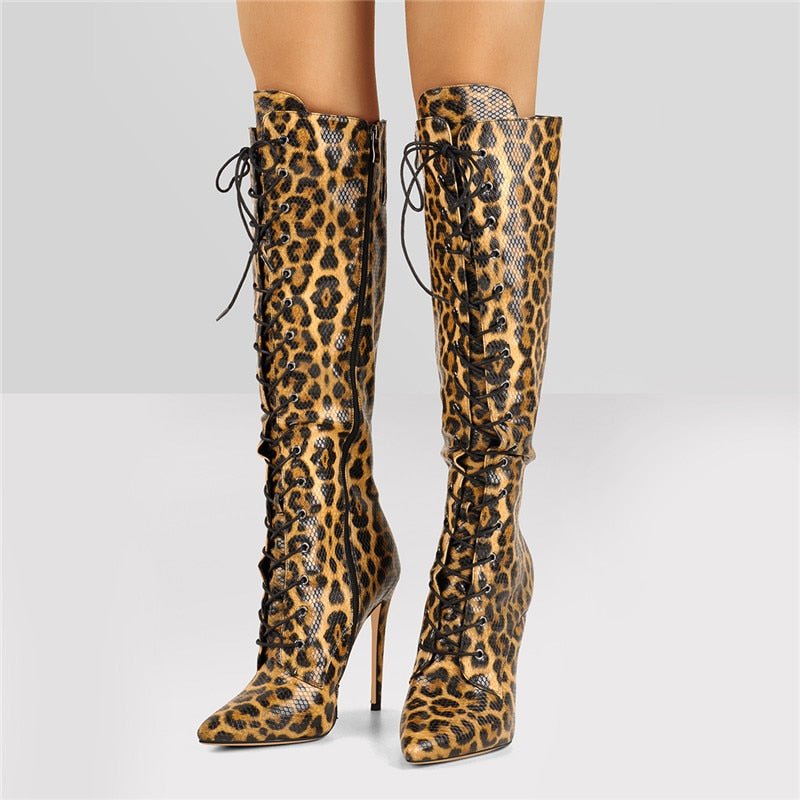 Boots Queen Khan (Leopard) - The Drag Queen Closet