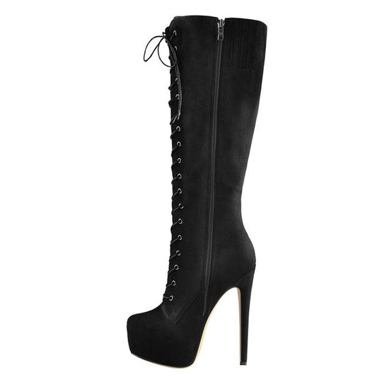 Boots Queen Morbius (Suede) - The Drag Queen Closet