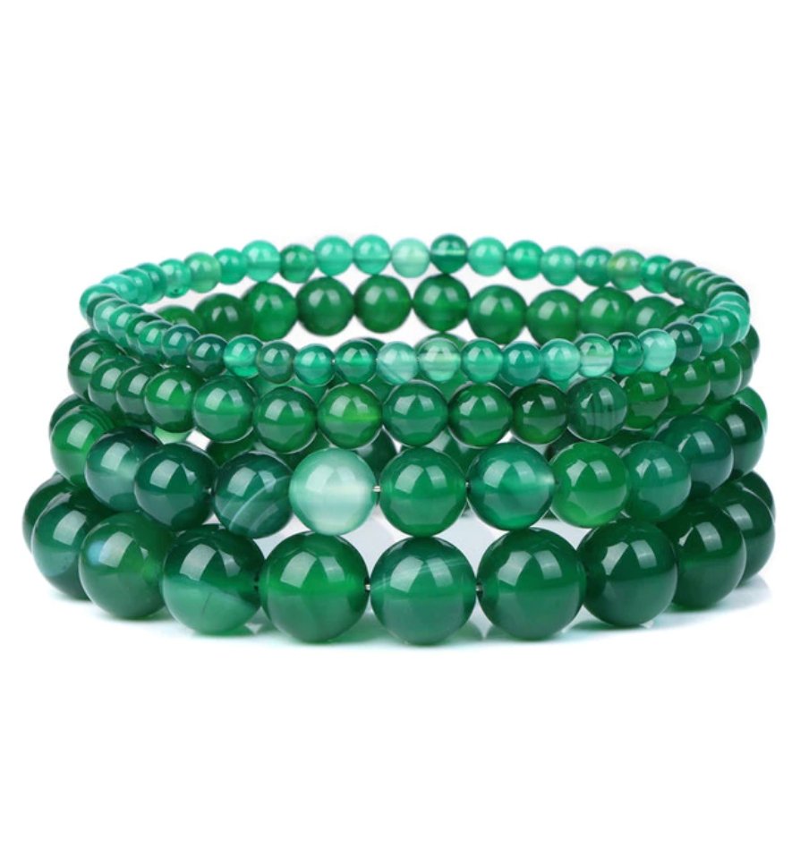 Bracelet Queen Agate (Green) - The Drag Queen Closet