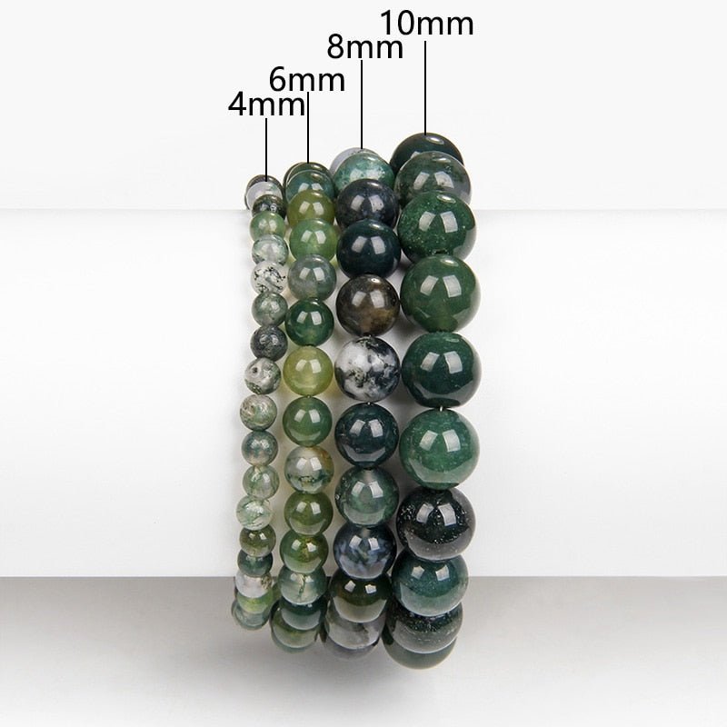 Bracelet Queen Stripe Agate (Green) - The Drag Queen Closet